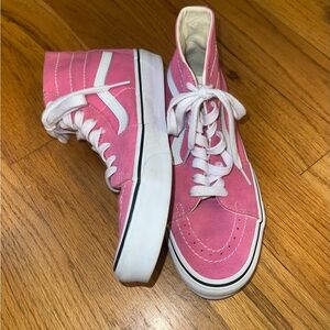 Vans Sk8 Hi Tapered Fiji Flower Pink Sneakers Women's 8.5